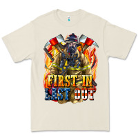 Bone First In last Out American Firefighter Premium Tee - LillyAllenDesigns