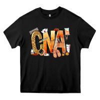 Black cna certified nursing assistant nurse Heavy Core Tee - NancyCooperArtShop