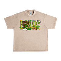 French Oak St. Patrick's Day love dog paw Urban Heavy Tee - BundleAndBundleShop