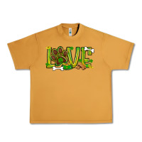 Peanut Butter St. Patrick's Day love dog paw Urban Heavy Tee - BundleAndBundleShop