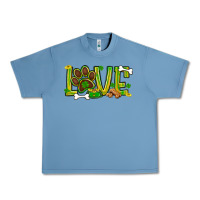 Pebble Blue St. Patrick's Day love dog paw Urban Heavy Tee - BundleAndBundleShop