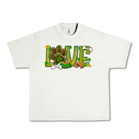 Pistachio St. Patrick's Day love dog paw Urban Heavy Tee - BundleAndBundleShop