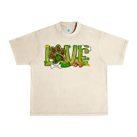 Sandshell St. Patrick's Day love dog paw Urban Heavy Tee - BundleAndBundleShop