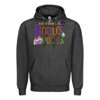 Charcoal Heather just a bunch of hocus pocus Zipper Hoodie - CowGirlArtShop