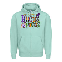 Seafoam just a bunch of hocus pocus Zipper Hoodie - CowGirlArtShop
