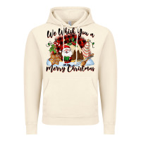 Vintage Artic We whisk you a Merry Christmas Vintage Hoodie - NancyCooperArtShop