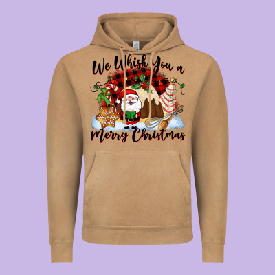 We Whisk You A Merry Christmas Vintage Hoodie Designed By Nancycooperartshop