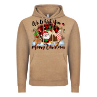 Vintage Coffee We whisk you a Merry Christmas Vintage Hoodie - NancyCooperArtShop