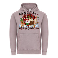 Vintage Zinc We whisk you a Merry Christmas Vintage Hoodie - NancyCooperArtShop