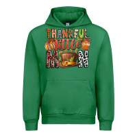 Emerald Thankful Little Mon Urban Hoodie - CowhideDigitalArt