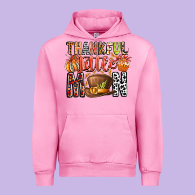Thankful Little Mon Urban Hoodie Designed By Cowhidedigitalart