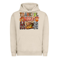 Pigment French Oak Thankful Little Mon Urban Hoodie - CowhideDigitalArt