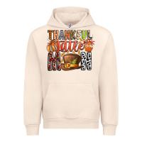 Sandshell Thankful Little Mon Urban Hoodie - CowhideDigitalArt