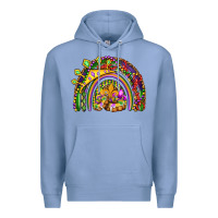 Colony Blue mardi gras rainbow Premium Hoodie - OliviaCreatesArt