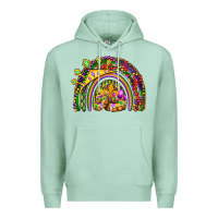 Seafoam mardi gras rainbow Premium Hoodie - OliviaCreatesArt