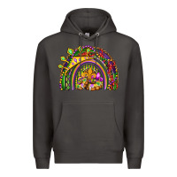Smoke mardi gras rainbow Premium Hoodie - OliviaCreatesArt