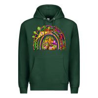 Sports Green mardi gras rainbow Premium Hoodie - OliviaCreatesArt