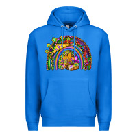 True Royal mardi gras rainbow Premium Hoodie - OliviaCreatesArt