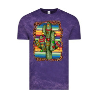 Cloud Purple Christmas cactus Vintage Tee - JahusDesignShop