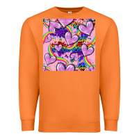 Carrot pride heart seamless pattern Premium Sweatshirt - FaDigitalArtStudio