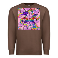 Chestnut pride heart seamless pattern Premium Sweatshirt - FaDigitalArtStudio