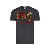 Vintage Black christmas lights are my favorite color Vintage Tee - MaliasSmallBusiness