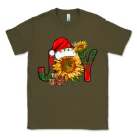 Army Green joy christmas with sunflower bbs Classic Tee - BundleAndBundleShop