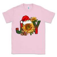 Bubblegum Pink joy christmas with sunflower bbs Classic Tee - BundleAndBundleShop