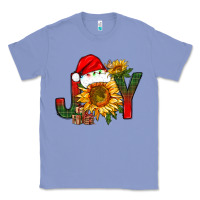 Colony Blue joy christmas with sunflower bbs Classic Tee - BundleAndBundleShop