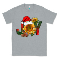 Heather Grey joy christmas with sunflower bbs Classic Tee - BundleAndBundleShop