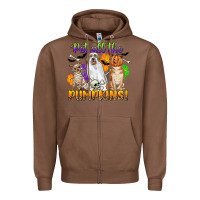 Chestnut pet all the pumpkins Zipper Hoodie - CowGirlArtShop
