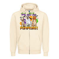 Sandshell pet all the pumpkins Zipper Hoodie - CowGirlArtShop