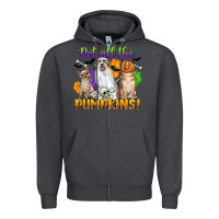 Smoke pet all the pumpkins Zipper Hoodie - CowGirlArtShop