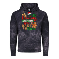 Cloud Black The holidays are what you bake them Vintage Hoodie - NancyCooperArtShop