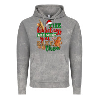 Cloud Rock The holidays are what you bake them Vintage Hoodie - NancyCooperArtShop