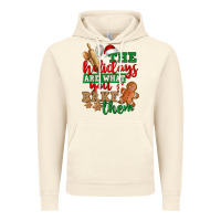 Vintage Artic The holidays are what you bake them Vintage Hoodie - NancyCooperArtShop