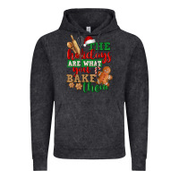 Vintage Black The holidays are what you bake them Vintage Hoodie - NancyCooperArtShop