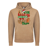 Vintage Coffee The holidays are what you bake them Vintage Hoodie - NancyCooperArtShop