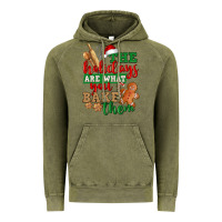 Vintage Olive The holidays are what you bake them Vintage Hoodie - NancyCooperArtShop