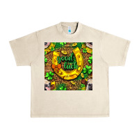 Sandshell St. Patricks good luck with cow digital paper Urban Heavy Tee - BundleAndBundleShop