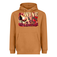 Meerkat Wine is my Valentine's Day Heavyweight Hoodie - FaDigitalArtStudio