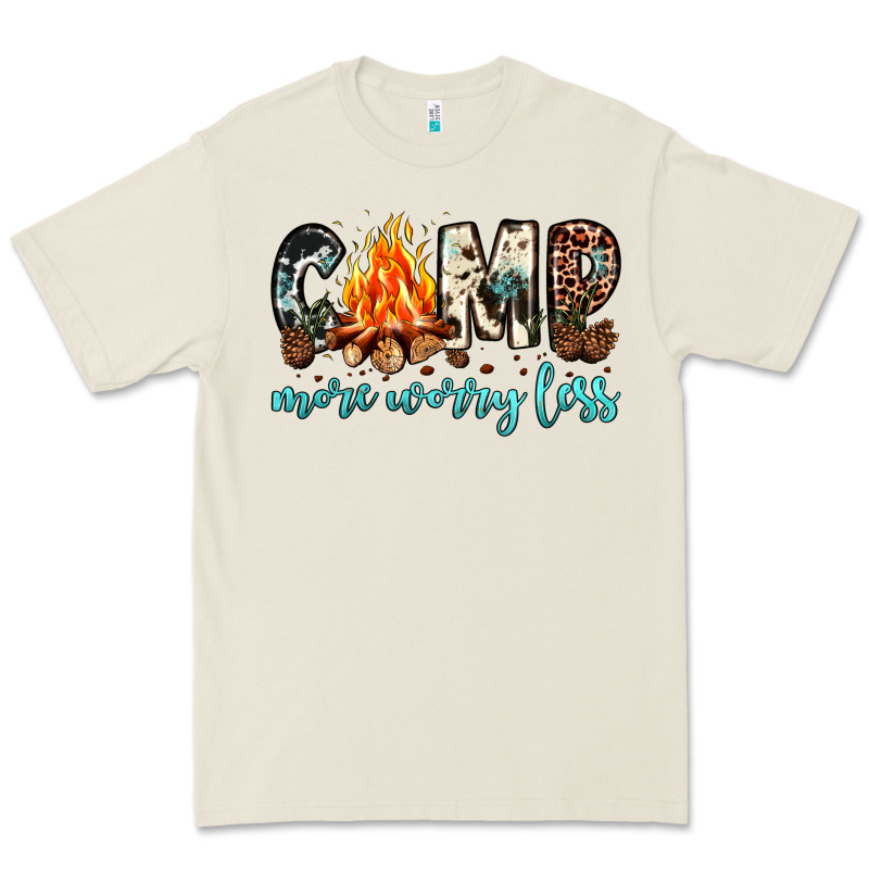 Camp More Worry Less Premium Tee by JahusDesignShop | Teevron