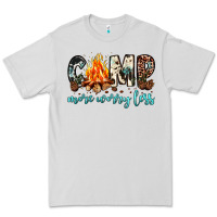 Dove Grey camp more worry less Premium Tee - JahusDesignShop