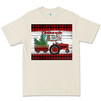 Bone christmas on the farm tractor Premium Tee - Jasminsmagicworld