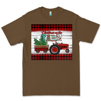 Cacao christmas on the farm tractor Premium Tee - Jasminsmagicworld