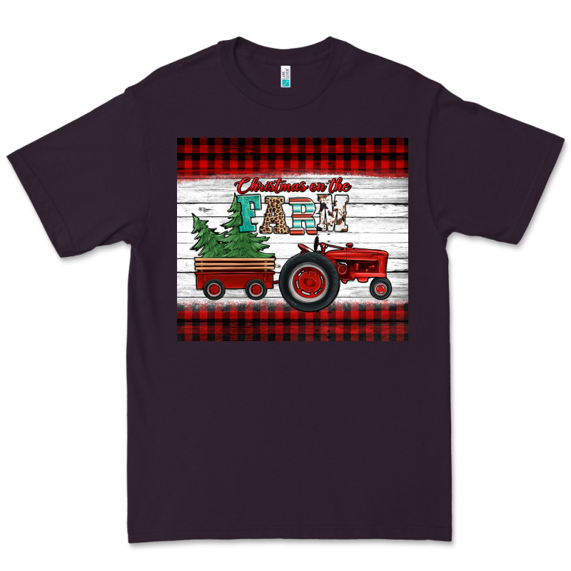Christmas On The Farm Tractor Premium Tee by Jasminsmagicworld | Teevron
