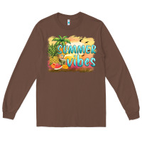 Chestnut summer vibes sunset and fruits Long Sleeve Tee - BarkalooDesign
