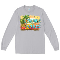 Moon Dust summer vibes sunset and fruits Long Sleeve Tee - BarkalooDesign
