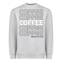Heather Grey Coffee Makes Heavyweight Sweatshirt - Bettercallsaul