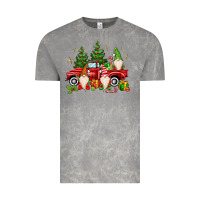 Cloud Rock christmas gnomes truck Vintage Tee - MaliasSmallBusiness